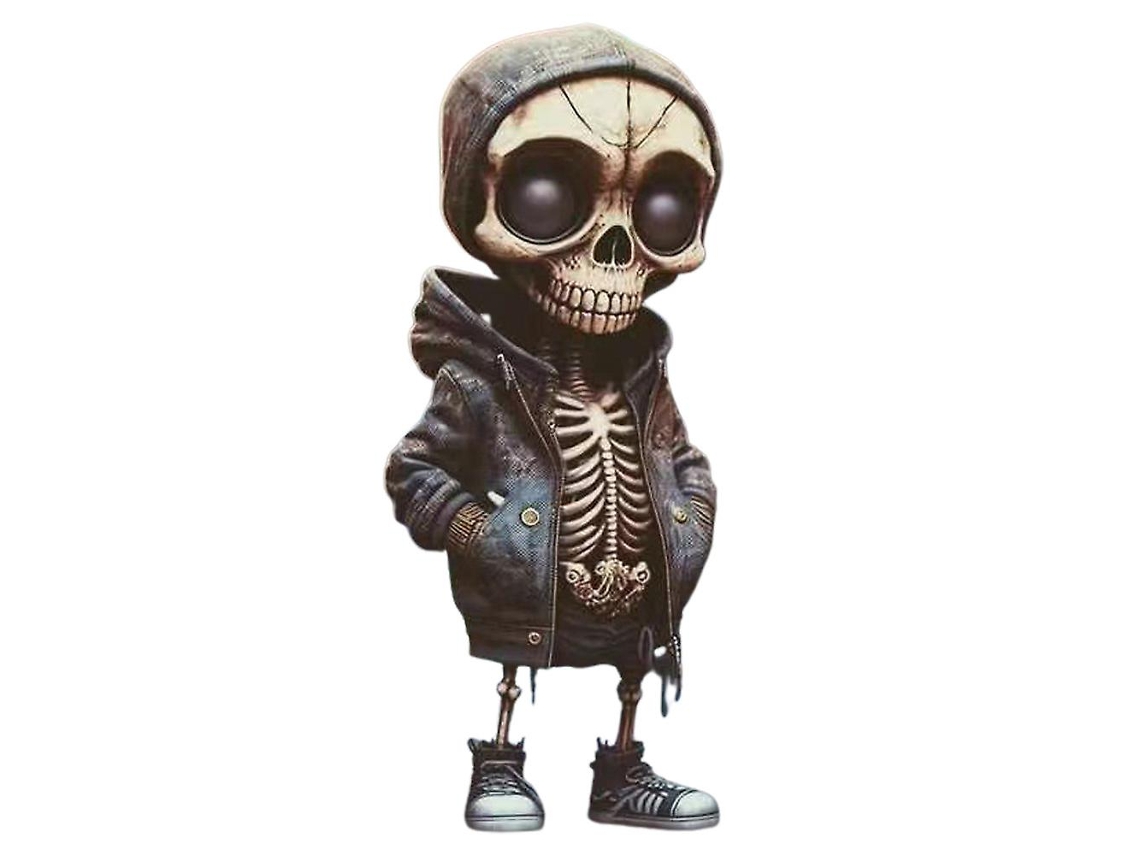 Bonecos De Esqueleto Legais, Estátua Fofa, Esqueleto, Enfeites De Halloween, Decoração Para Casa, Presentes Criativos Slowmoose