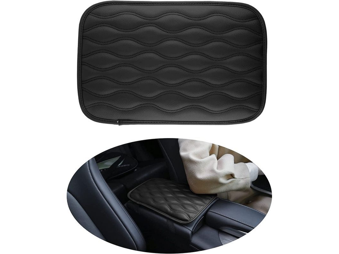 Capa Universal de Console de Carro em Couro, Protetor de Braço Impermeável, Acessório Interior para Veículos