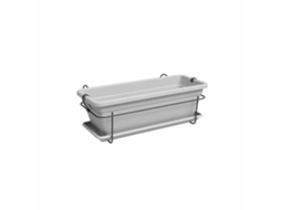 Jardiniere - ARTEVASI - KIT varanda VENEZIA - 50 ma - Cinza claro