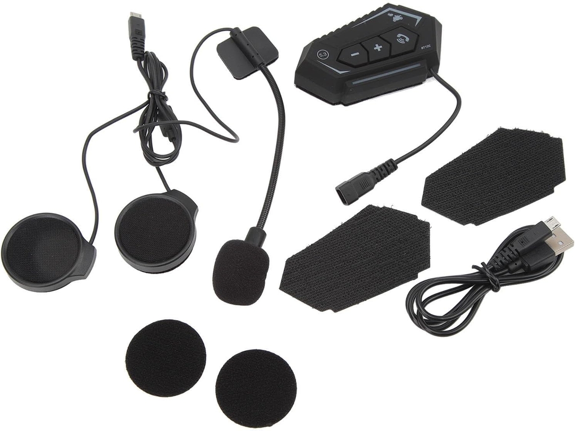 Ouvintes Bluetooth Conectados Para Moto, Casque D'écoute Com Invitation Vocale, Voyage Et Cyclisme,