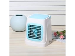 Refrigerador de ar pessoal USB, 3 velocidades ajustáveis, ventilador, para escritório, casa, camping, cozinha azul céu | S/MARCA