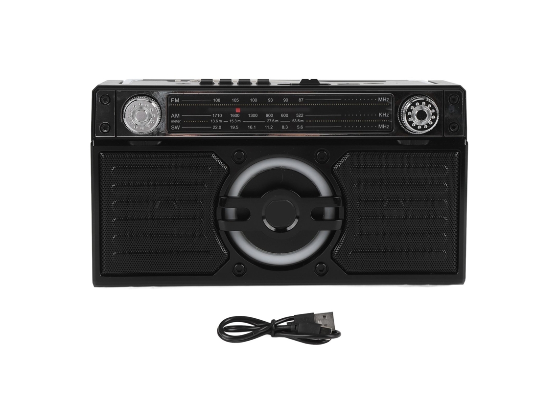 Rádio EOOCOO (caixa de Som Bluetooth com Recepção em Banda Completa)
