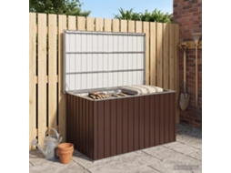 Vidaxl Caixa De Arrumação Para Jardim 171x99x93 Cm Castanho