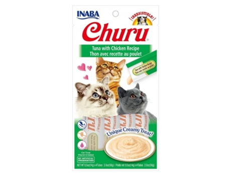 CHURU Cat Receta de Atún Con Pollo 12X4X14 Gr