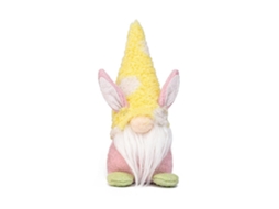Decoração Páscoa Boneco Coelho Anão Sem Rosto Ornamentos