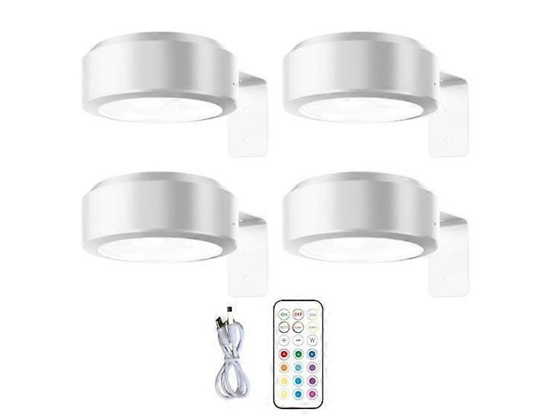 Luminária de parede BRILVIBERA Semi Fio com controle remoto e 13 LEDs RGB (não disponível)