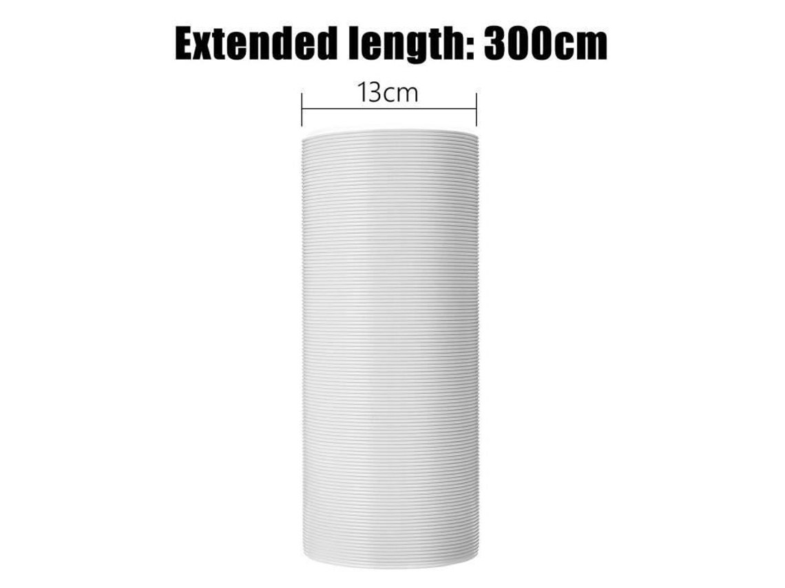 Mangueira flexível da tomada de ar do duto de ventilação de 1 pces para o condicionador de ar móvel portátil dia13cm 300cm-gz1745 S/MARCA