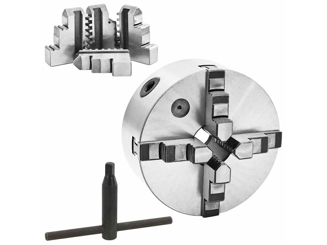 Bucha de Torno Autocentrante com 4 Grampos 160 Mm Aço MAISON EXCLUSIVE