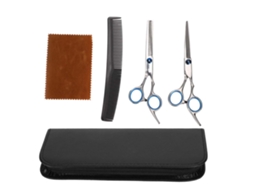 Tesoura De Corte De Cabelo De Aço Inoxidável De 6 Polegadas Com Dentes Planos Para Salão De Barbeiro Brilvibera