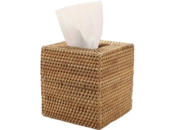 Caixa de Lenços Papel em Rattan S/MARCA, decorativa