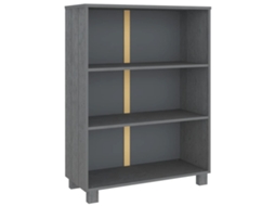 Book Cabinet, Book Cabinets Vidaxl Cinzeto Madeira De Pinho (n/a)