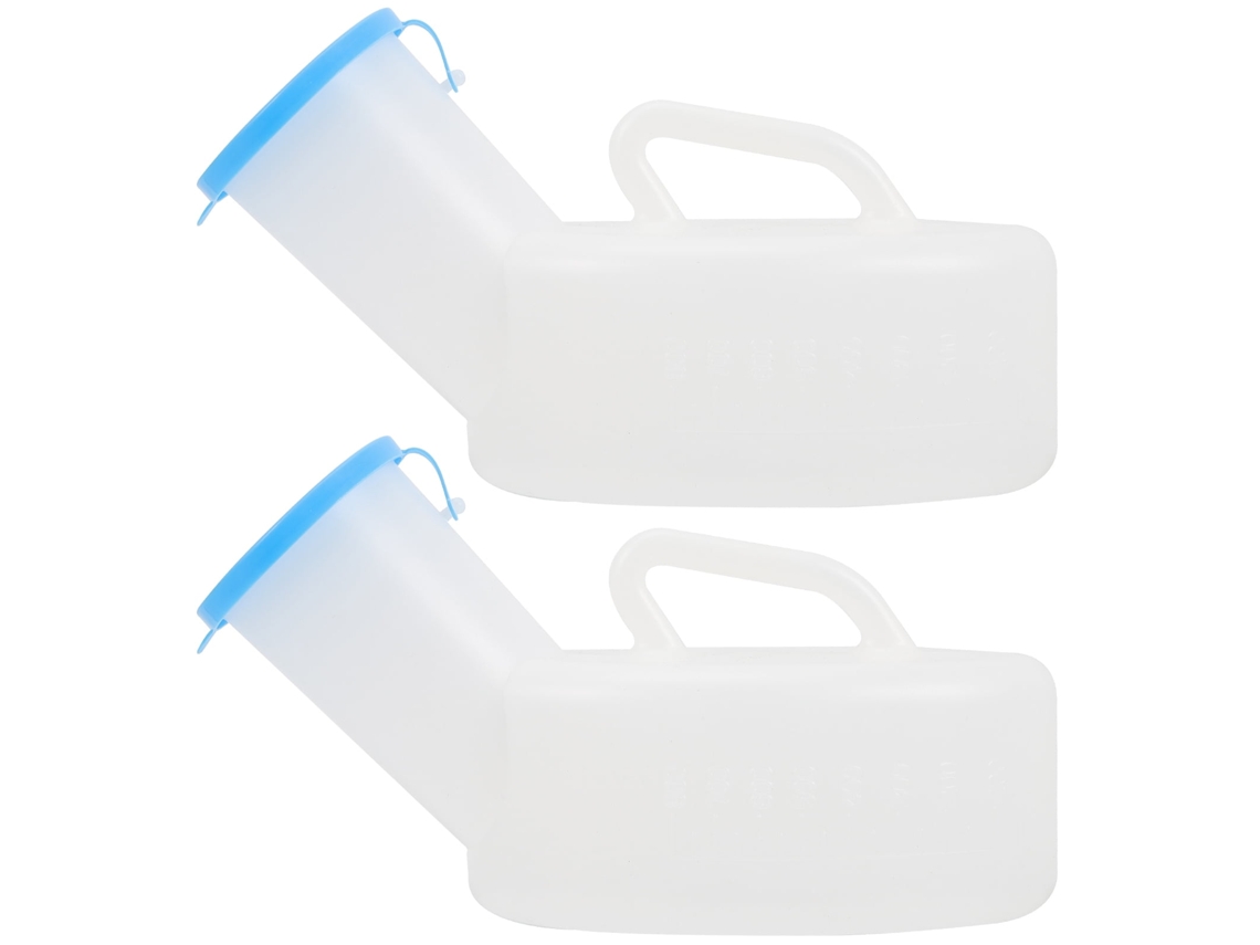 Garrafas de urina portáteis de grande capacidade para uso doméstico, hospitalar e em viagens, para homens.
