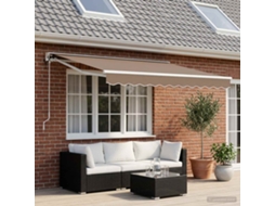 Vidaxl Toldo Retrátil Elétrico Cinzento-acastanhado 4 × 3 M