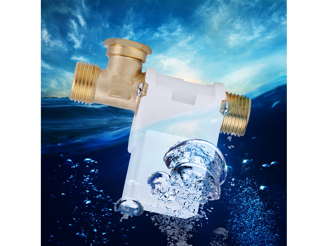 Válvula Solenoide Elétrica Alimentada Por Energia Solar Laxiscreed Com Conexão G1/2