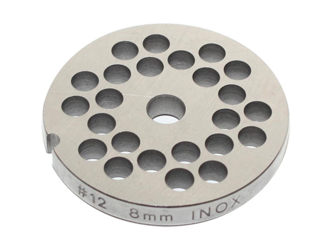 Discos de Picadora de Carne REBER para Picadora de Reber N°12 (Aço Inoxidável - 8 mm - 4312 A/8)