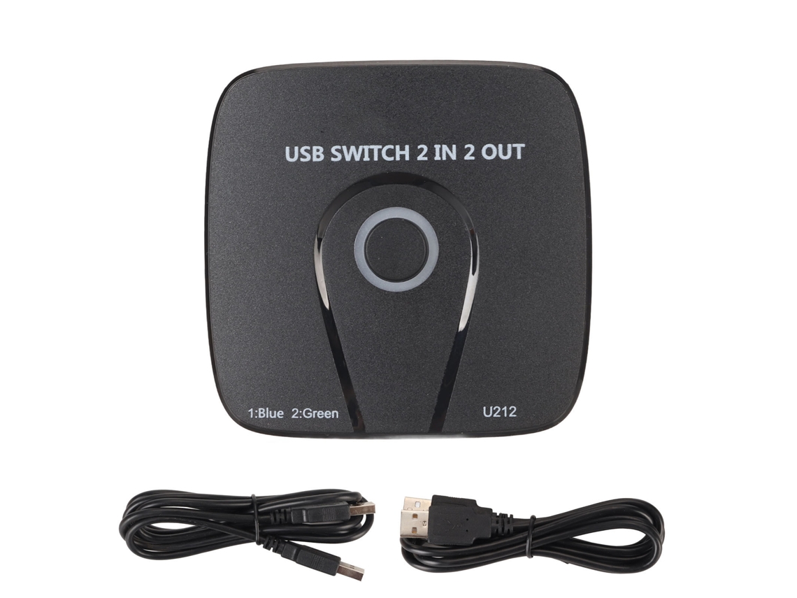 Aetheria interruptor Usb 2 em 2 Fora Compartilhar Teclado Mouse Impressora Scanner para 2 Computadores
