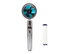 Cabeça de chuveiro de alta pressão 360 graus filtro anti-calcário economia de água - GUOCU - BleuJM GUOCU