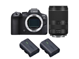 Eos R6 Mark Ii + Rf 24 240mm F/4 6.3 Is Usm + 2 Canon Lp e6nh + Ebook “20 Dicas para Fotos Que Impressionam” CANON