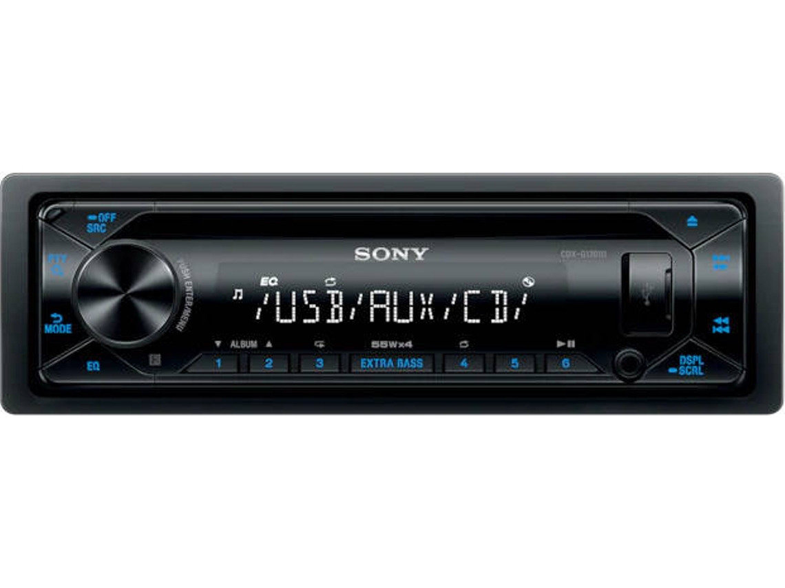 Autorrádio SONY CDXG1301U em Preto