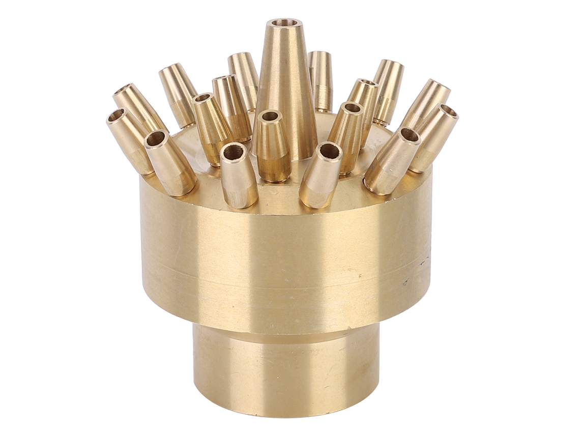 Bico de Fonte de Cobre com Rosca Feminina Dn40 e 3 Camadas para Piscina e Jardim | S/MARCA