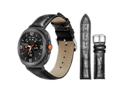 Pulseira De Couro Com Fivela De Pino E Textura De Bambu Xdfind