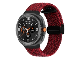 Pulseira Trançada Dobrável Com Fecho Magnético Para Samsung Galaxy Watch8 / Watch8 Classic