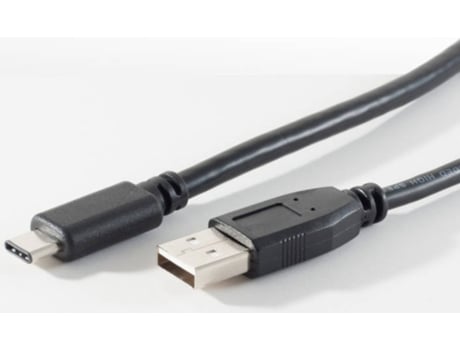 Cabo de Dados JOU JYE COMPUTER (USB-C - USB A - 1 m - Preto)