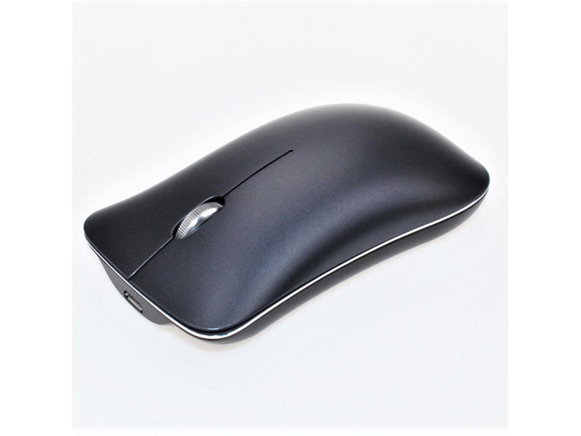 Rato Yizhood Novo Metal Bluetooth 5.0 Usb Sem Fio Liga De Alumínio Recarregável Bluetooth 5.0 3.0 2.4g Silencioso Preto
