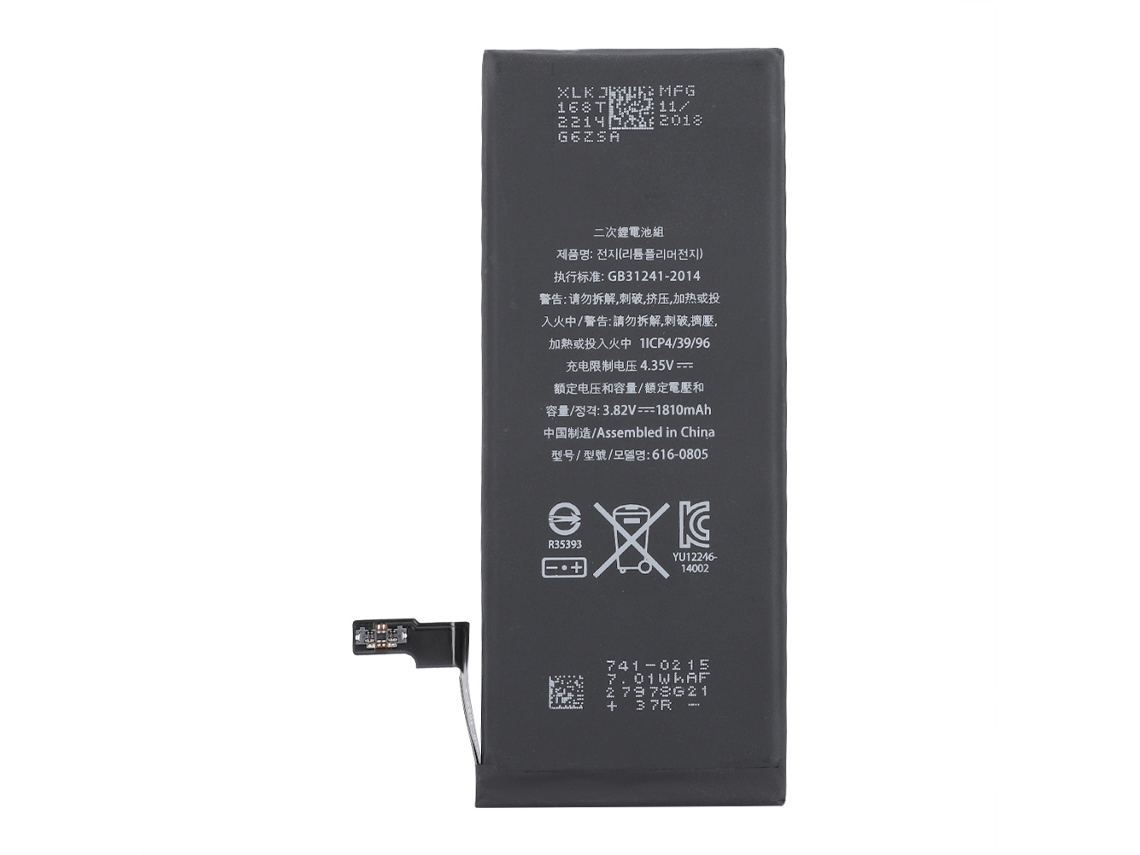 Bateria interna para telefone móvel com capacidade de 1810mah compatível com vários modelos Apple EOOCOO