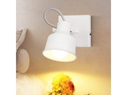 Foco De Teto 1 Chama Candeeiro De Parede Vintage E14 Design Retro De Alta Qualidade Ajustável 350° Max.40w Nettlife
