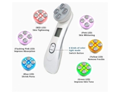 Aparelho De Beleza Ultrassônico Bestvite Rf 6 Modos De Cuidados Com A Pele Com Luz Led Antirrugas E Antienvelhecimento Branco