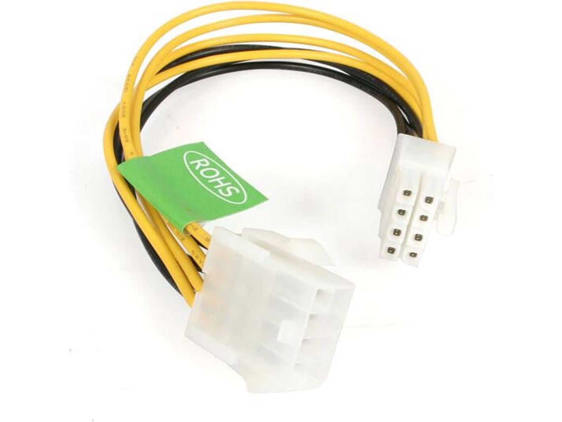 Cabo de Alimentação STARTECH (20 cm - Amarelo)