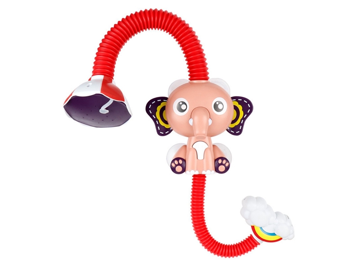 Brinquos De Banho Elefante Fofo Bomba De Água Elétrica Automática Com Chuveiro De Mão Para Banheira Brinquos Para Presentes Infantis*