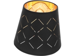 Abajur de Mesa em Tecido Leve Preto SFUSHOS