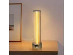 Luminária De Mesa Led Sem Fio Recarregável Intensidade Luz Ajustável Em 3 Níveis Porta Carregamento Usb Ideal Para Jogos