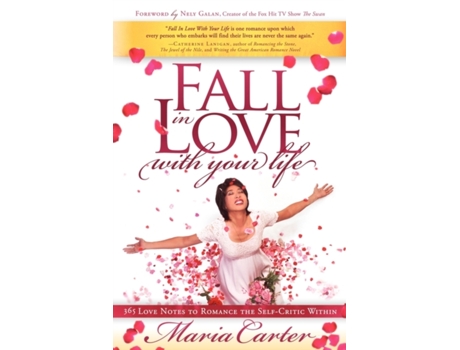 Livro fall in love with your life de maria carter (inglês)