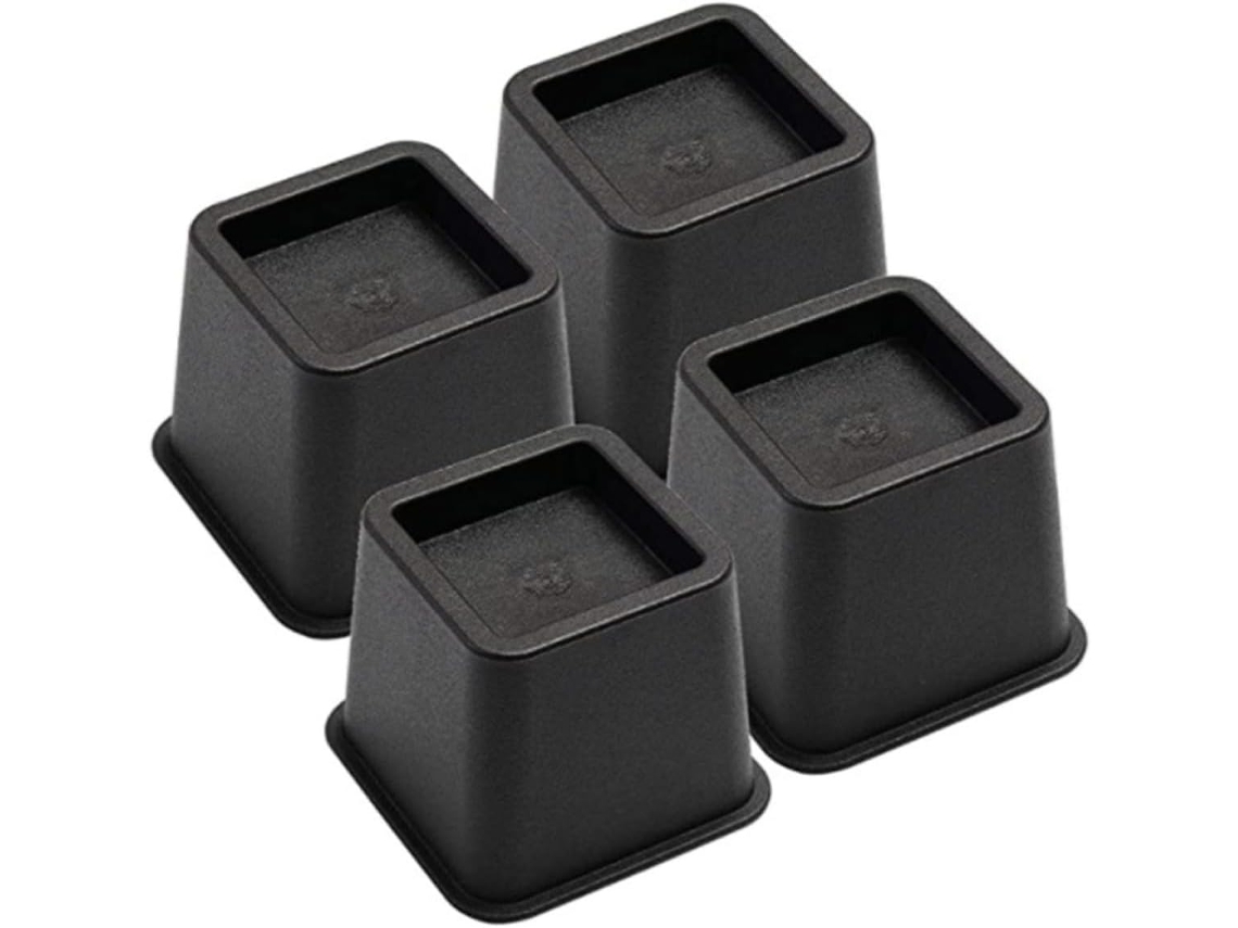 Hemoton Conjunto De 4-elevadores Pés Móveis, Sofá, Mesa, Cadeira E Cama Almofadas Elevar A Altura Dos Pés Da