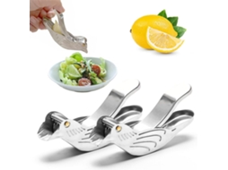 Espremedor De Limão Manual, Espremedor De Limão Em Aço Inoxidável Qualidade Alimentar, Espremedor De Limão Em Formato Peixe(pássaro* 2)