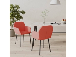Vidaxl Cadeiras De Jantar 2 Pcs Veludo Rosa