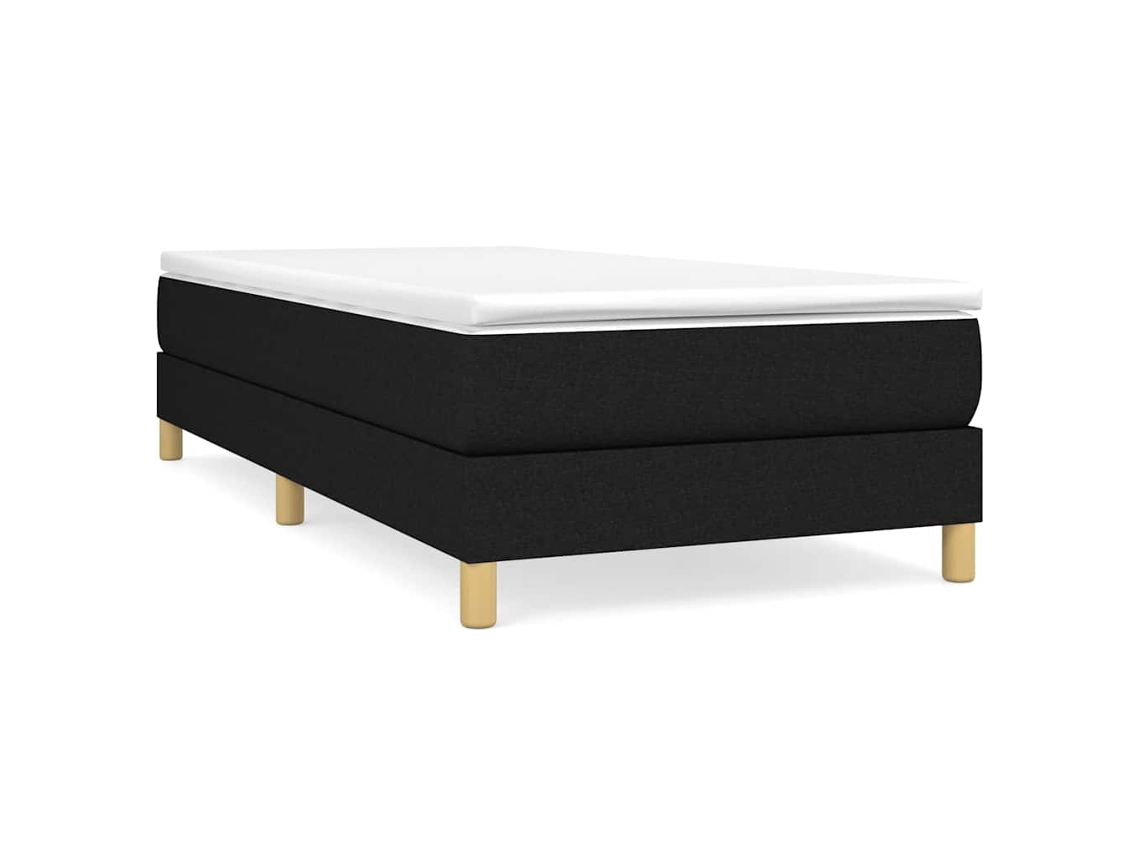 Box Spring Bed, Box Spring Beds Vidaxl Preto Tecido (90 X 200 Cm)