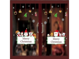 Adesivo De Decoração De Natal Adesivo De Janela De Natal Decoração De Natal Decoração Diy Decoração De Natal Olysi Shop