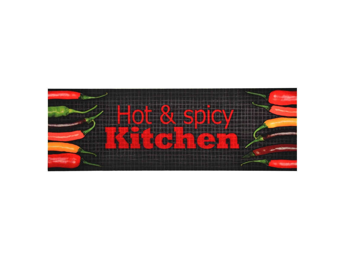 Vidaxl Tapete De Cozinha Lavável Com Design Hot Spicy 60x300 Cm
