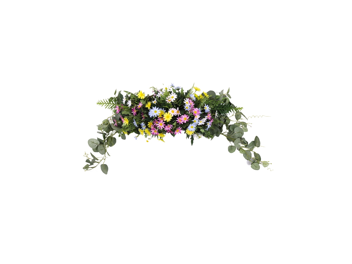 Laxiscreed Espelho De Porta Com Decoração De Flores, 70x35cm Para Portas E Paredes