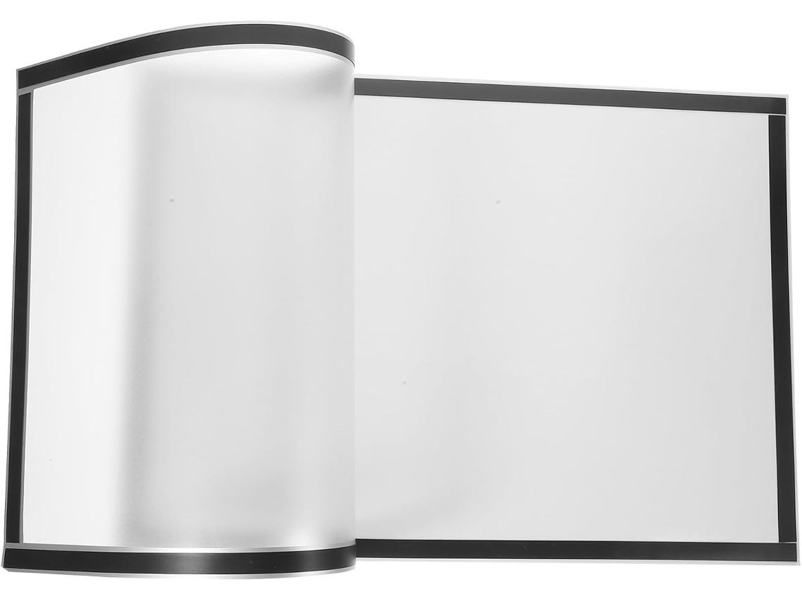 Moldura Magnética Autoadesiva Pvc Prateado Efeito Danificado Sólida Ideal Pôsteres Documentos Decoração GOKOCO