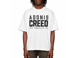 Rockinstone Rocky Movie Adonis Creed Logo White Adult T-shirt Size:m