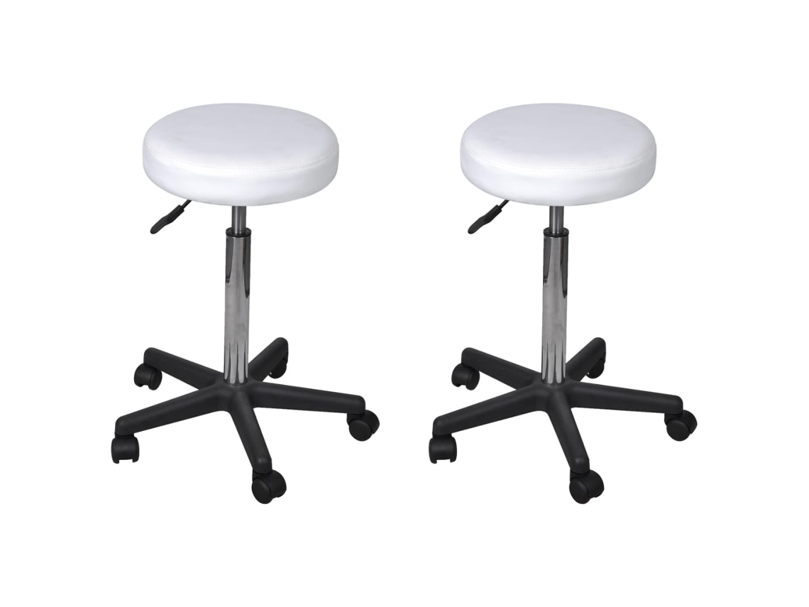Office Chair, Office Chairs Vidaxl Branco Couro Artificial (n/a)