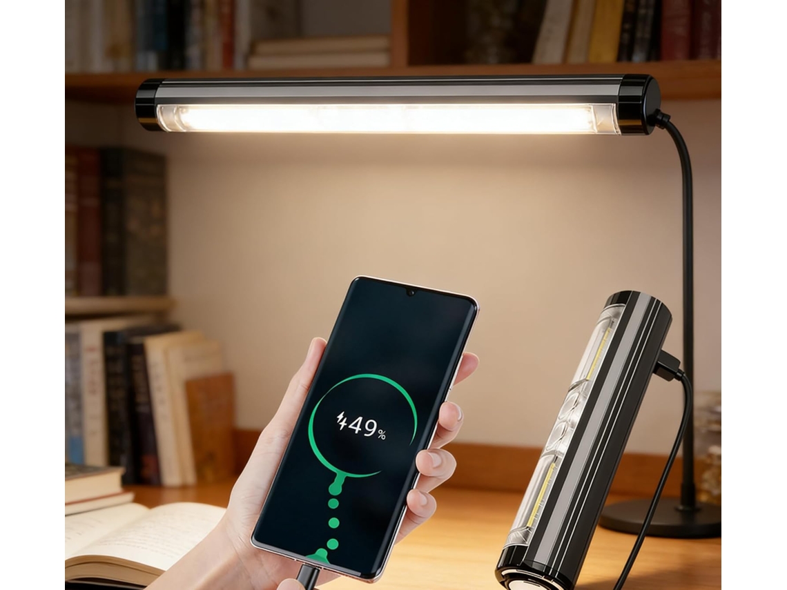 Farol De Bicicleta Super Brilhante - Luz Dianteira Recarregável Via