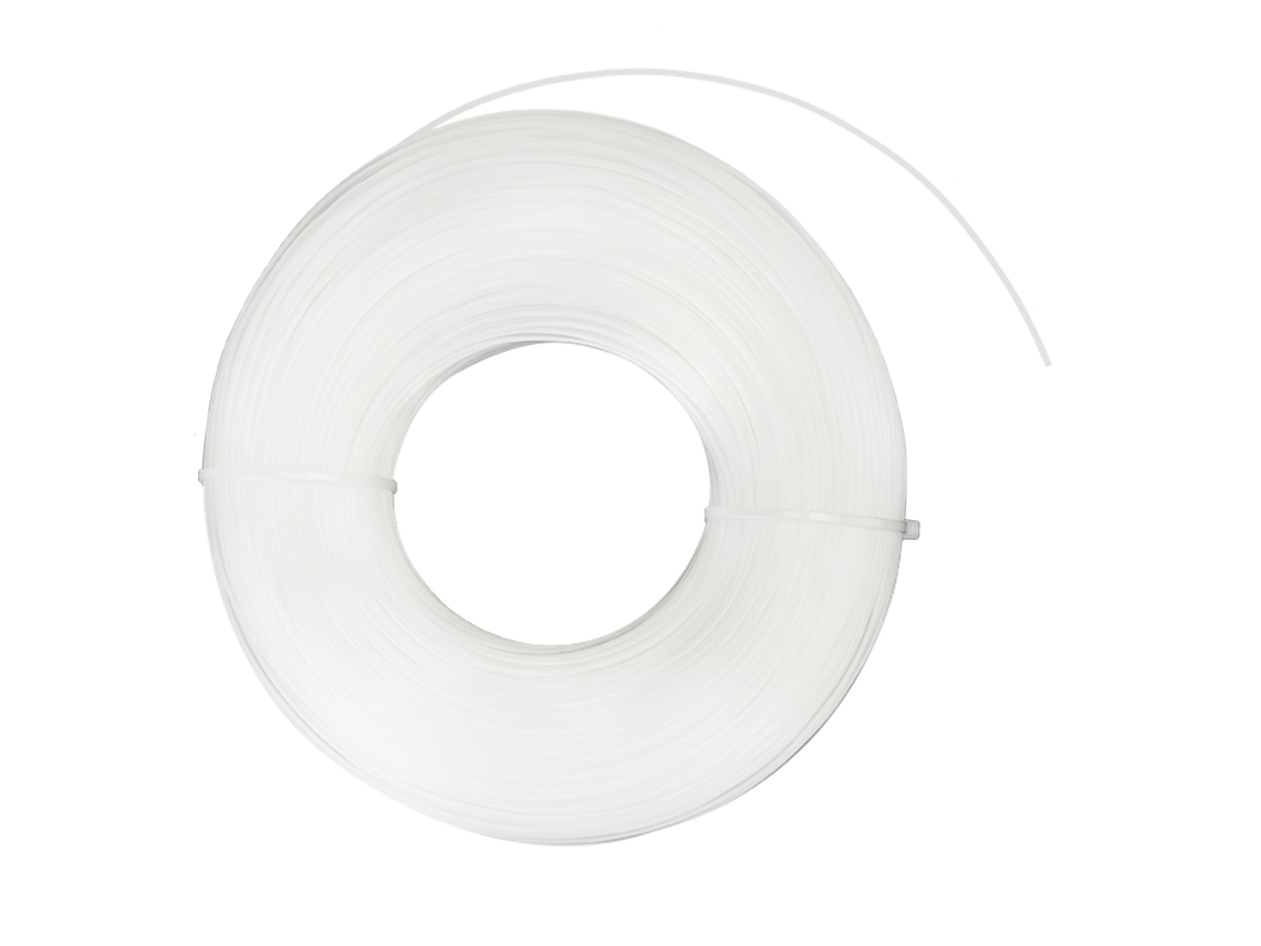 Primerox Fio de Roçadeira Universal 1,6mm X 175m Nylon Branco para Cortador de Grama