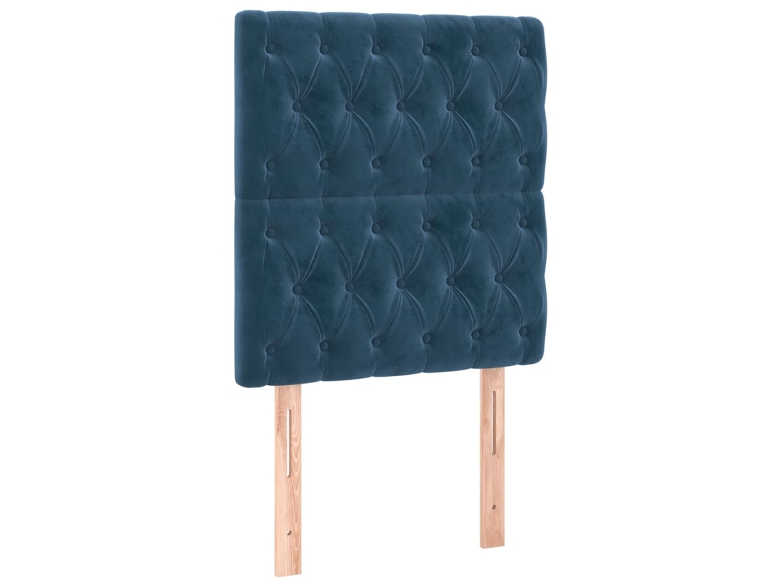 Cabeceira Azul Escuro 80x7x118/128 Cm Veludo MAISON EXCLUSIVE