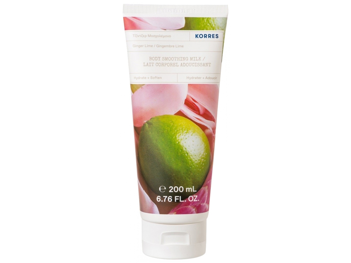 Loção corporal gengibre limão 200 ml KORRES